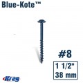 KREG BLUE-KOTE WR POCKET SCREWS 1 1/2'#8 COARSE WASHER HEAD 100CT